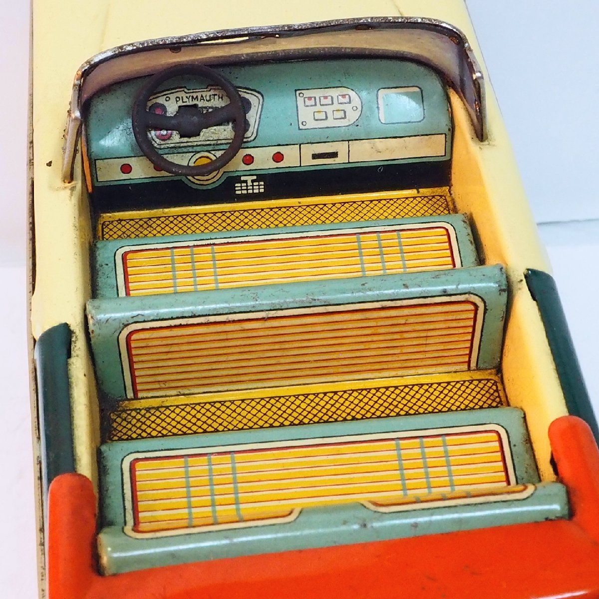 青*鳥様 吉井商事Y当時物ブリキプリムス フューリPLYMOUTH FURY19 萬代屋【50s Plymouth Fury Convertibleプリムス フューリー