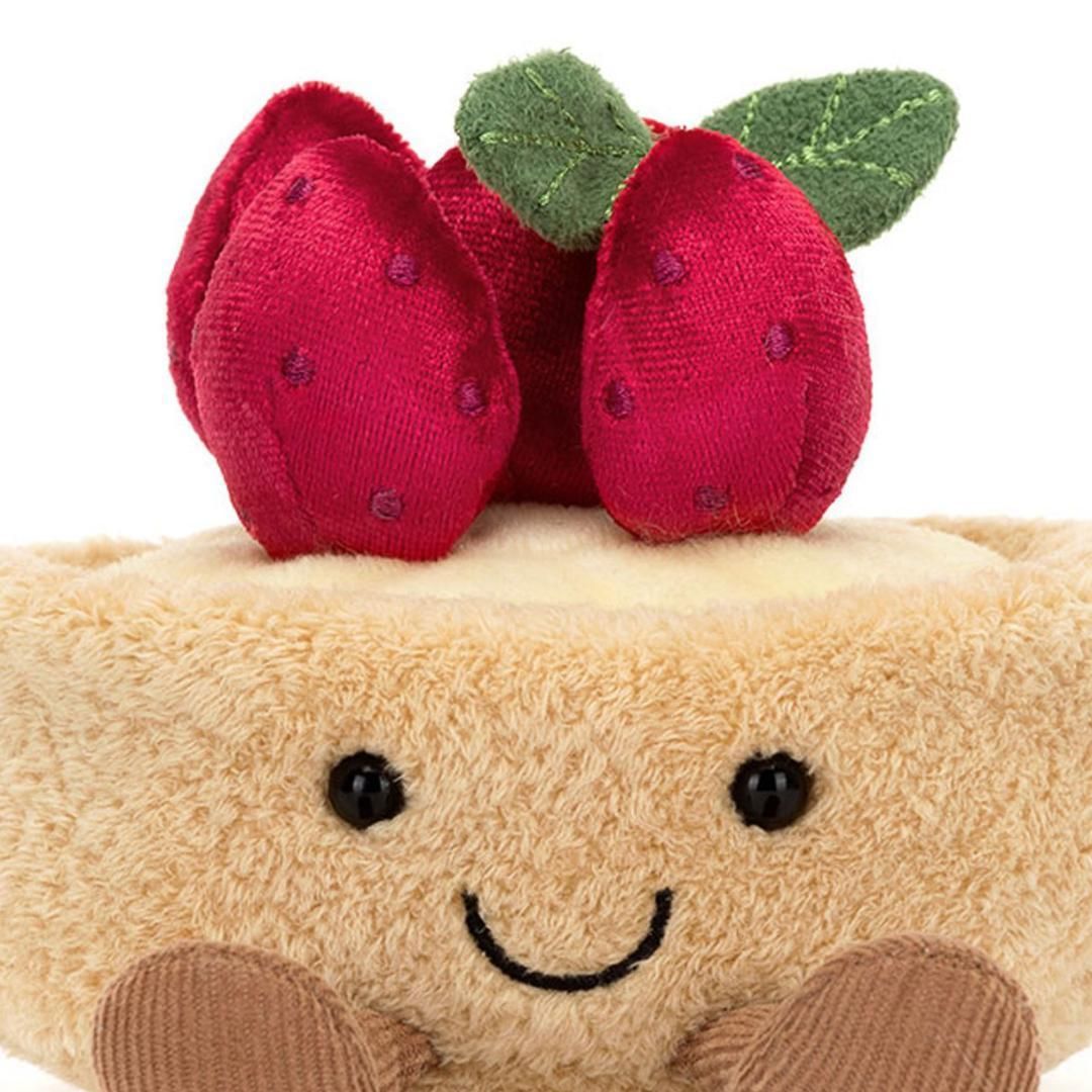 新品　ジェリーキャット 　ストロベリータルト　ぬいぐるみ　袋付き 新品 ジェリーキャット Jellycat ストロベリータルト ぬいぐるみ