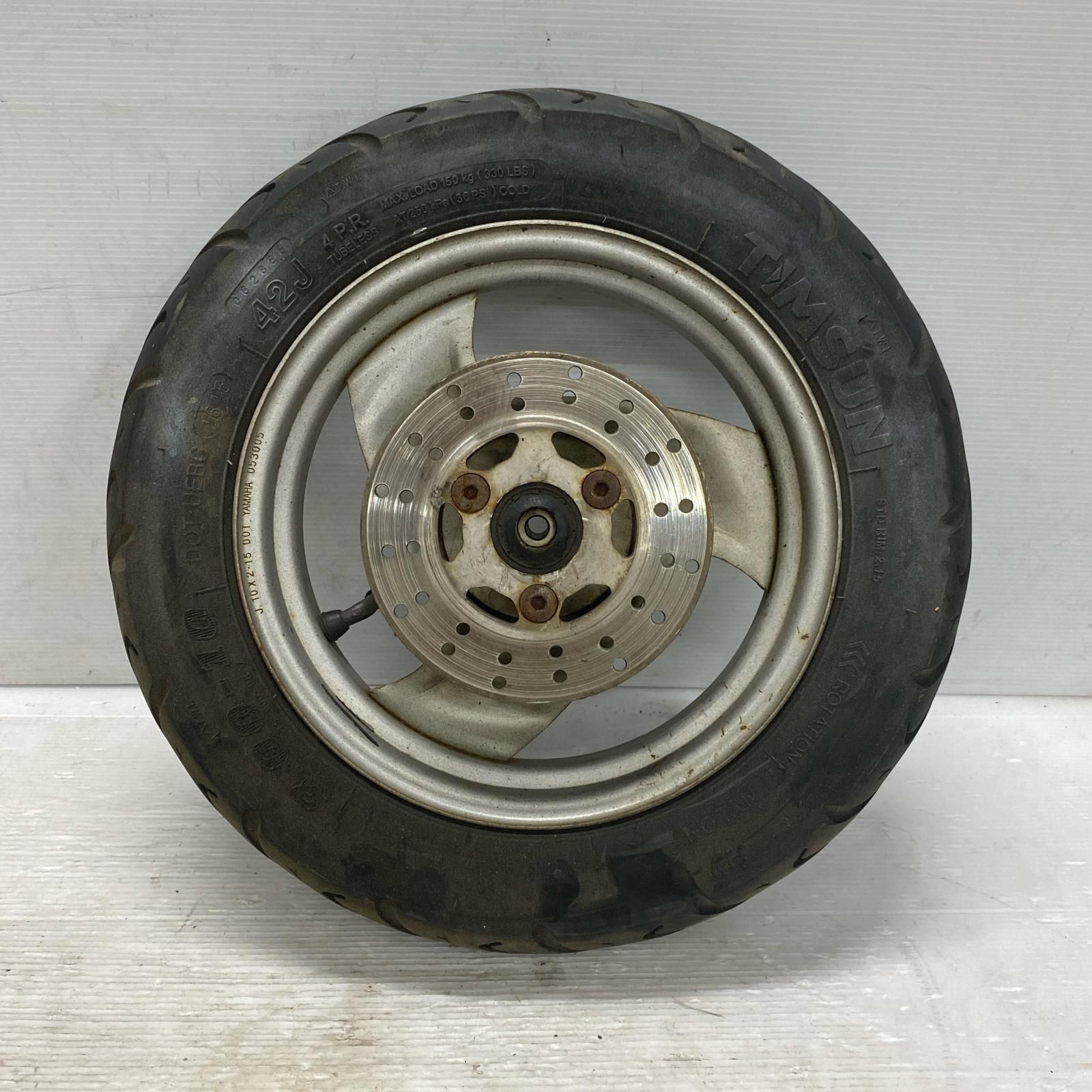 YAMAHA ジョグ (2サイクル) フロントホイール ヤマハ [M-250801-60] YAMAHA ジョグ (2サイクル) フロントホイール ヤマハ - メルカリ