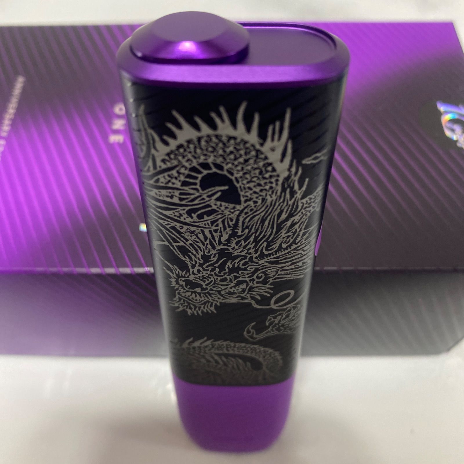 d 龍 鳳凰 デザイン iQOS アイコス イルマi ワン アニバーサリー 黒紫