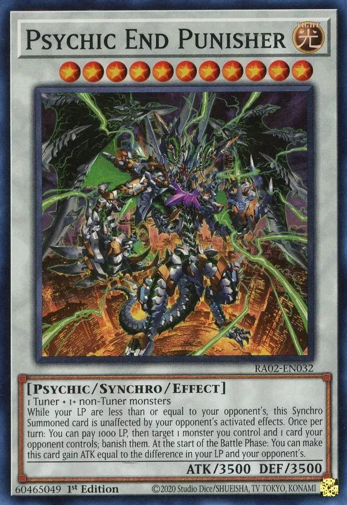 中古】遊戯王 RA02-EN032[SR]：Psychic End Punisher/サイコ
