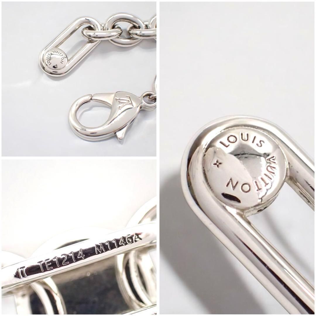 使用少 付属品有 ルイヴィトン LV スタッズ ブレスレット シルバー