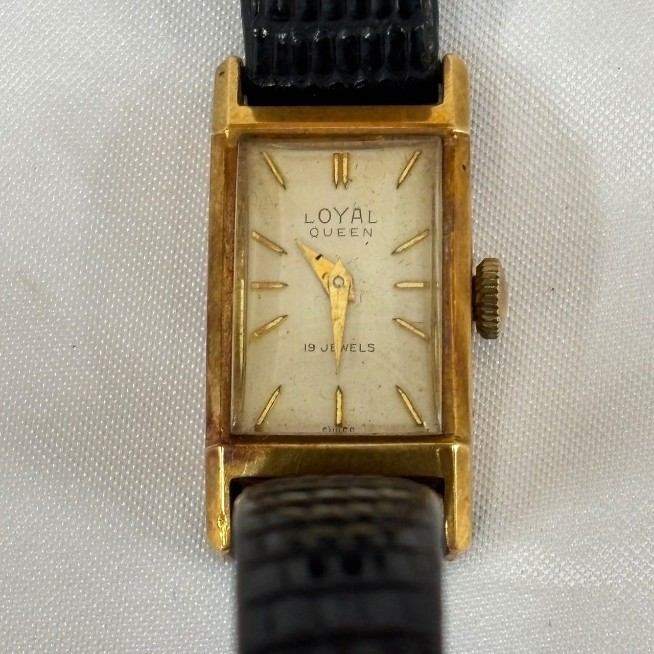 中古 ジャンク  QUEEN【K18・750】造幣局刻印 手巻き 986中古 ジャンク ROYAL QUEEN【K18・750】造幣局刻印 手巻き