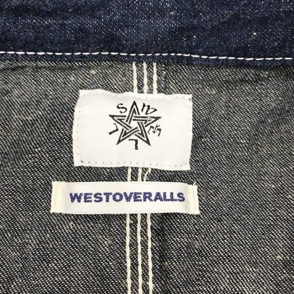 WESTOVERALLS オールインワン 23SSVGSV01 つなぎ サロペット パンツ デニム フリーサイズ インディゴ ウェストオーバーオールズ  A10985◇ - メルカリ