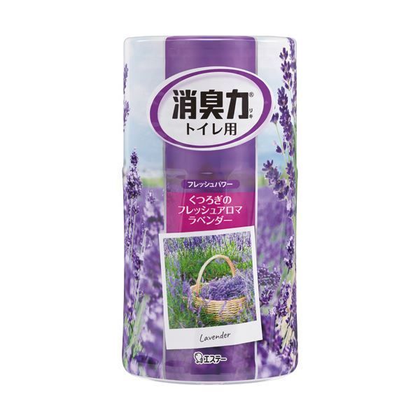 (まとめ) エステー トイレの消臭力 ラベンダー 400ml 1セット(3個) 【×10セット】
