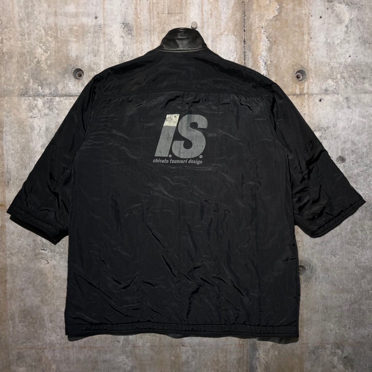 i.s. issey miyake sport リバーシブル レザージャケット