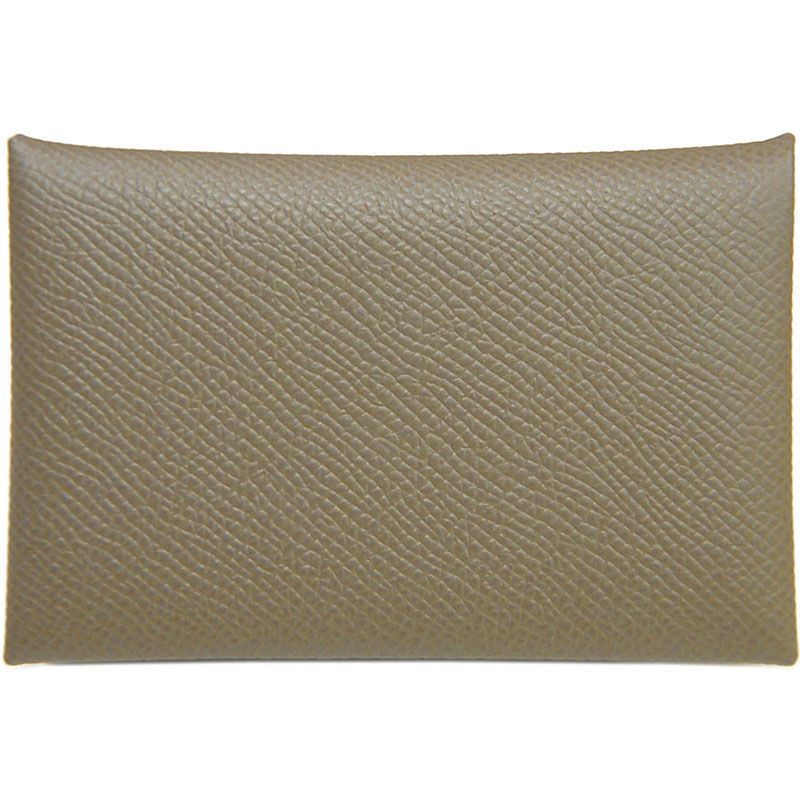 エルメス HERMES カードケース カルヴィ エトゥープ ヴォー エルメス HERMES カードケース カルヴィ エトゥープ ヴォー