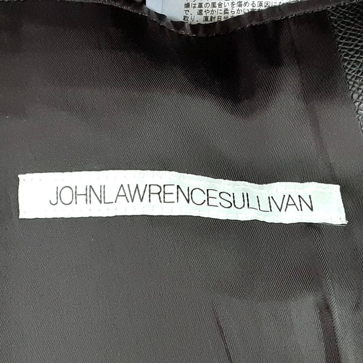 JOHN LAWRENCE SULLIVAN ジョン ローレンス サリバン コート サイズONE F レディース - 黒×ダークネイビー 長袖 レザー 冬 GULLKHAN_COM