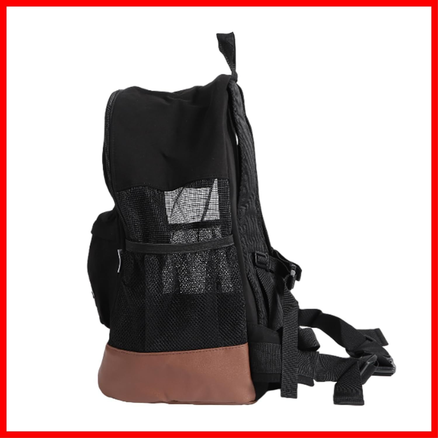 犬猫用 ブラック メッシュタイプ M ペットリュック OUTDOOR