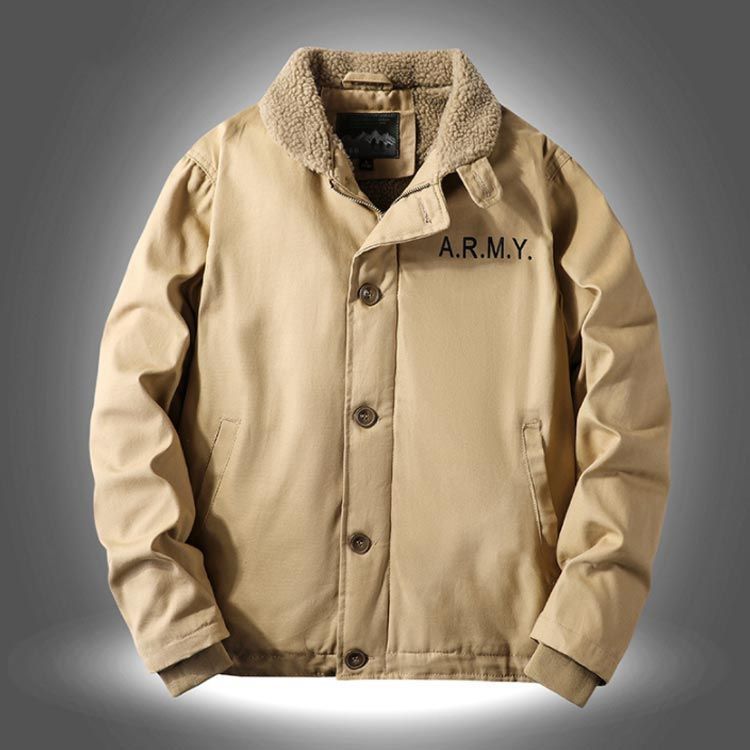 US NAVY 海軍　スタジャン　アメカジ　ミリタリー　ネイビー　イエロー 米海軍 メンズ U.S.NAVY N-1 デッキジャケット ミリタリー