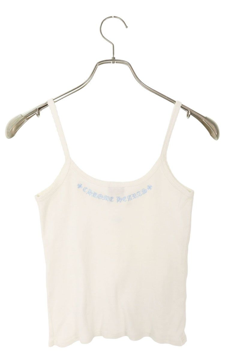 ロゴ刺繍キャミソール レディース