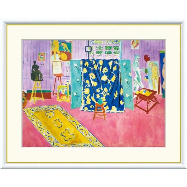 高精細デジタル額装版画 世界の名画 マティス 販売 「 バラ色の
