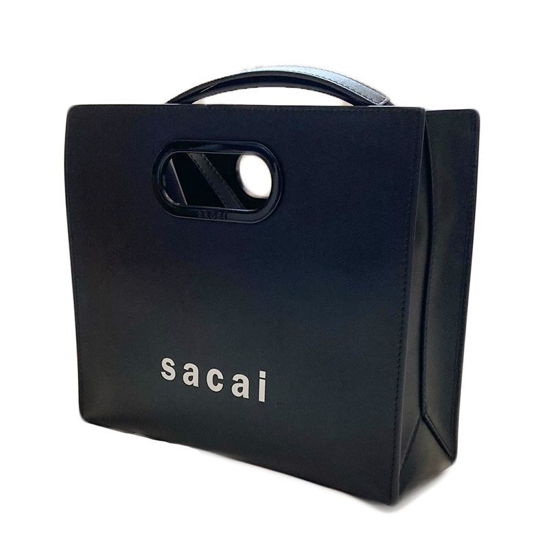 美品✨ sacai マルシェ バッグ かご 2way ショルダー ブラック