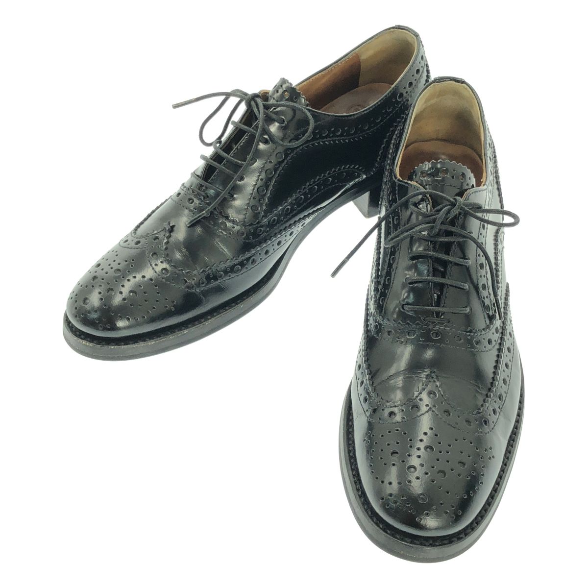 Church s | チャーチ | CATHERINE キャサリン レザー フルブローグ ウイングチップシューズ | 36 | ブラック | レディース