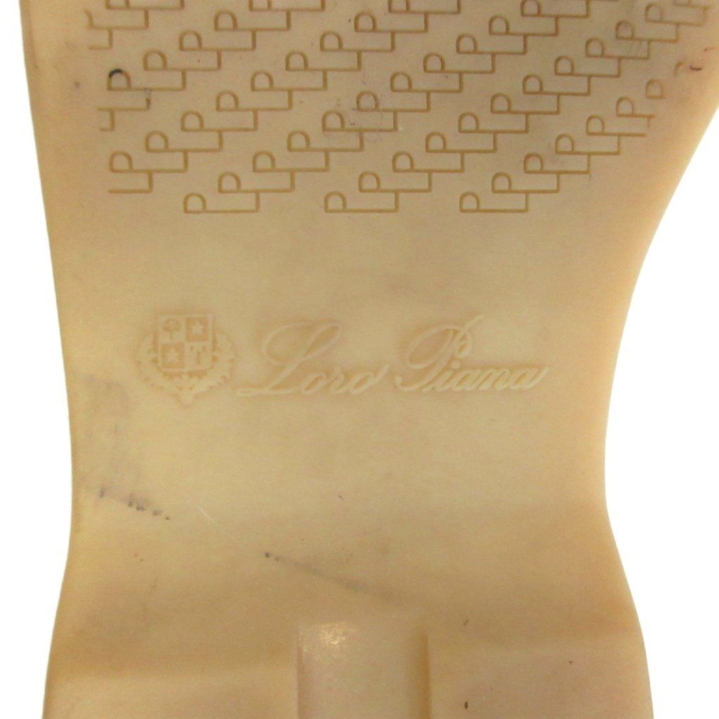 ロロピアーナ Loro Piana Summer Walk Suede サマーウォーク スエード ローファー スリッポン レザー ゴムソール 茶 ブラウン 40 25 cm相当 IBO 82