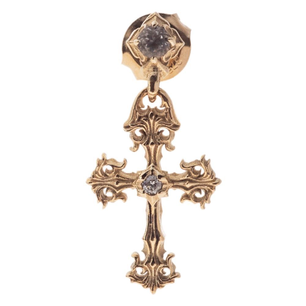 直営 ダイヤモンドゴールドクロスピアス アルテミスクラシック シルバー ジュエリーブランド