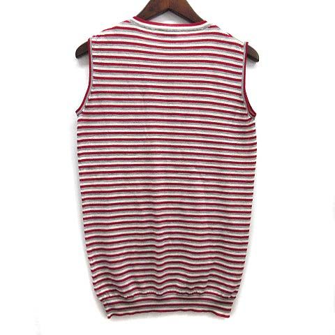 TPPK 様　moncler ニットベスト モンクレール MONCLER ニット ベスト ボーダー ノースリーブ