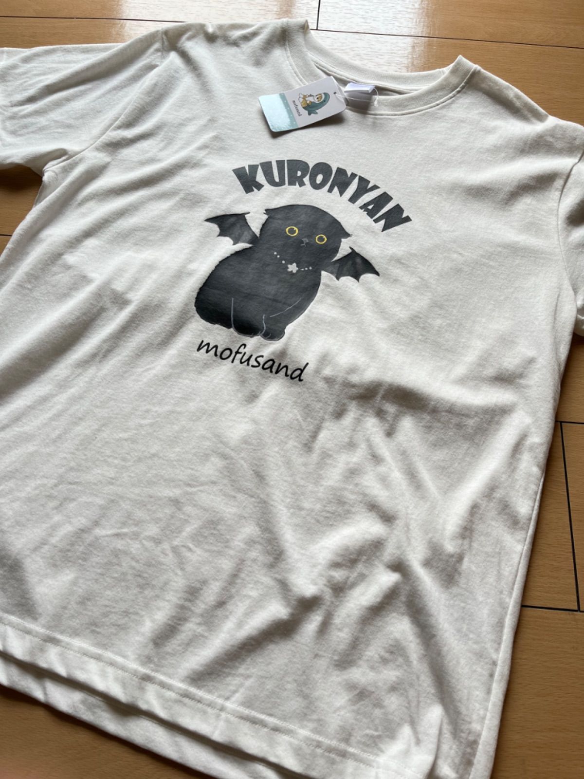 新品未使用 モフサンド 黒猫 デビル くろにゃん 半袖 Tシャツ メンズ M