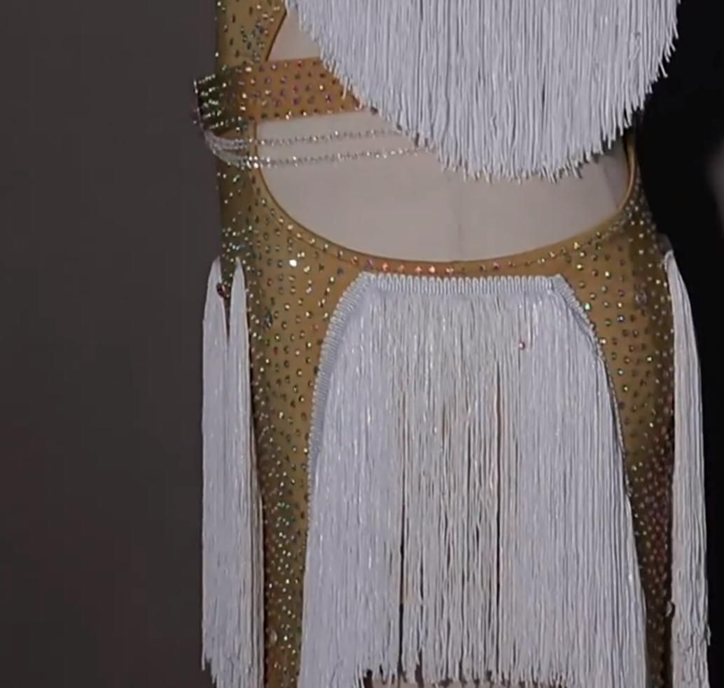 ラテンワンピース ラテンドレス フリンジドレス オーダーメイド ラテン