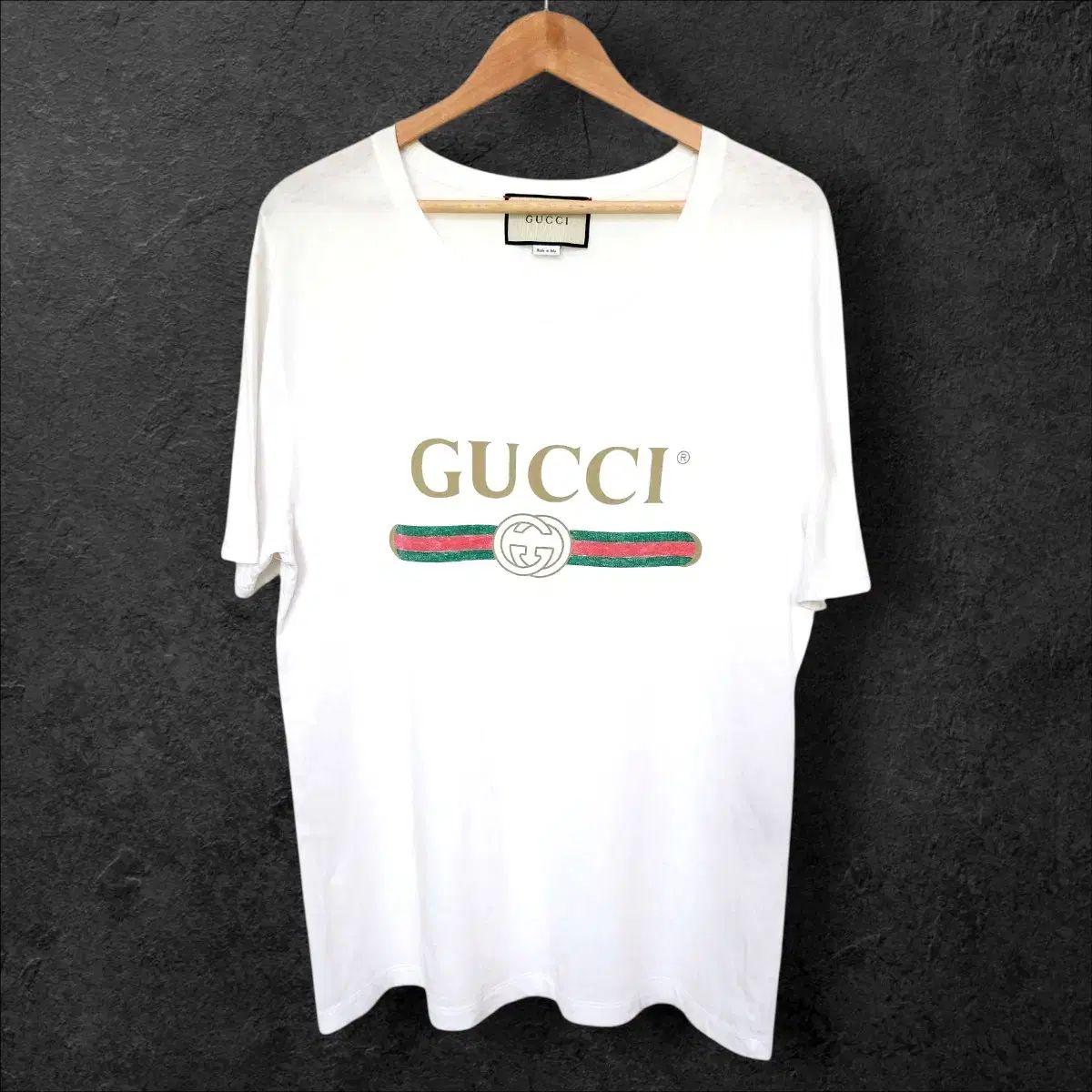 L GUCCI グッチ ヴィンテージ シェリーラインロゴ 半袖 Tシャツ