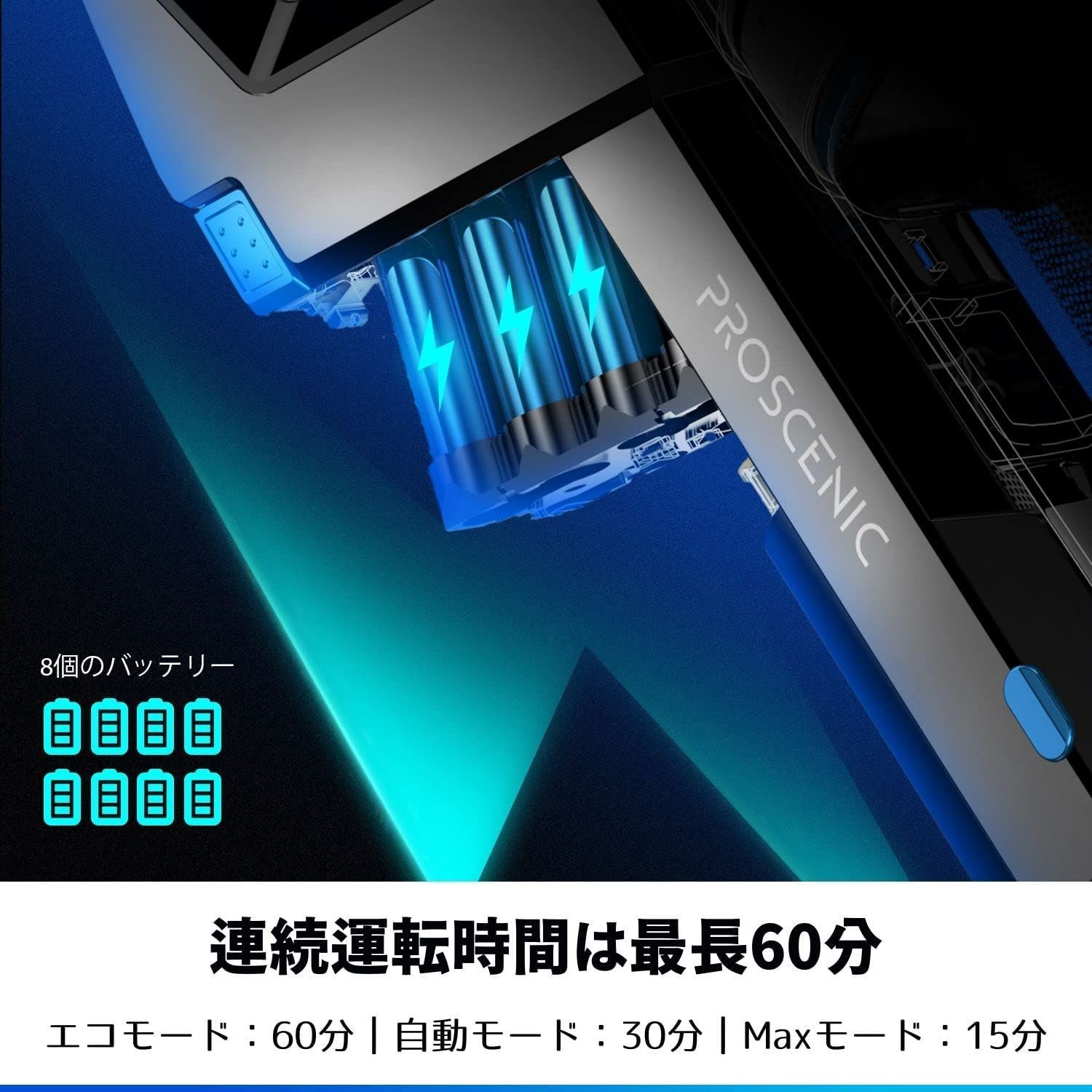 プロセニック) P11 SMART コードレス掃除機 30000Pa超強