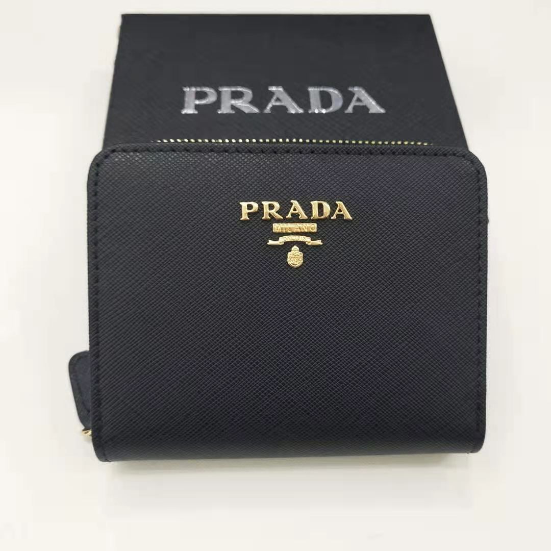 PRADA プラダ 二つ折り財布 新品