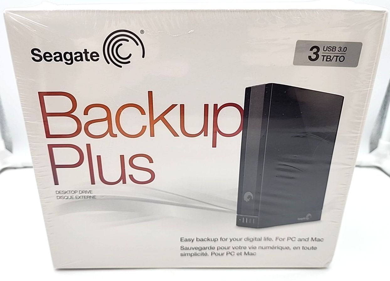 Seagate Backup Pl 3TB デスクトップ外付け HDD B 3.0 STCA3000101