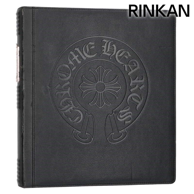 クロムハーツ BINDER ホースシューA4レザーバインダー メンズ