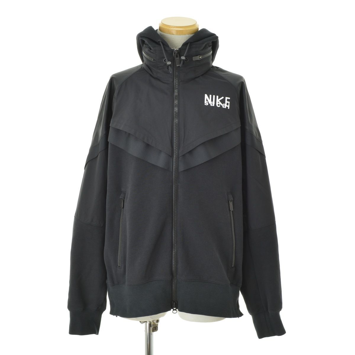 M【sacai×NIKE】NikeLab 22AW DQ9030-010 AS M NRG Full Zip Hoodie