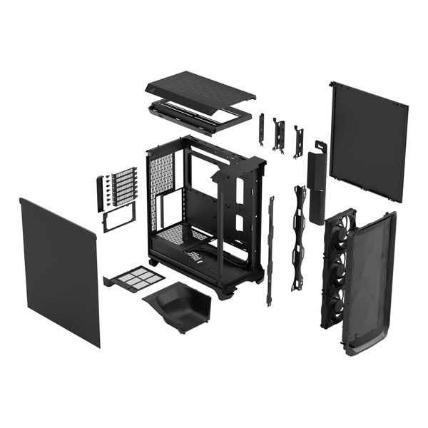 Fractal Design フラクタルデザイン Meshify 3 Black Solid FD-C-MES A-01 2661631 HDD増設 PCケース(自作PC用) 