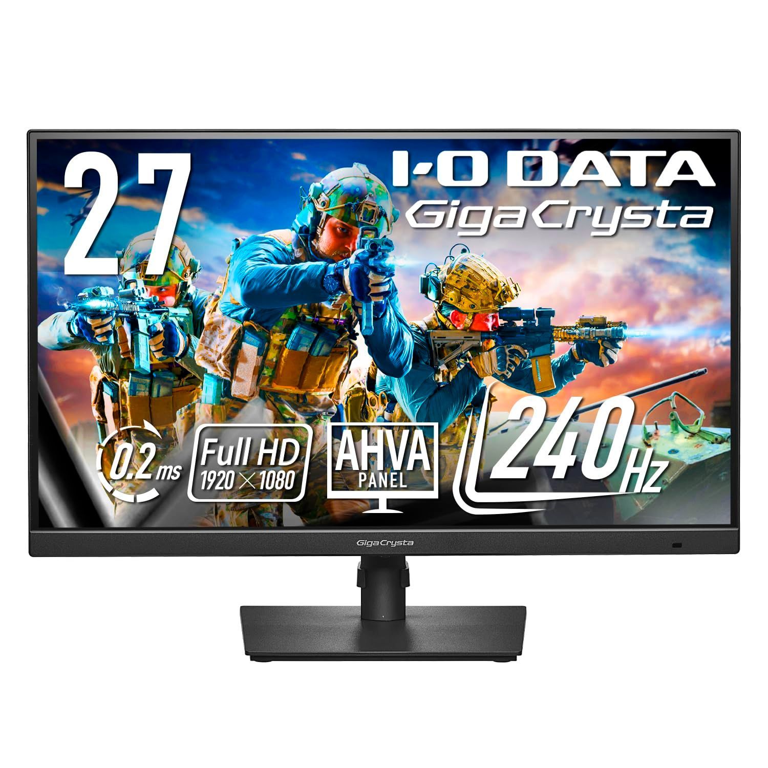 数量限定】27インチ GigaCrysta ゲーミングモニター 24Hz フルHD