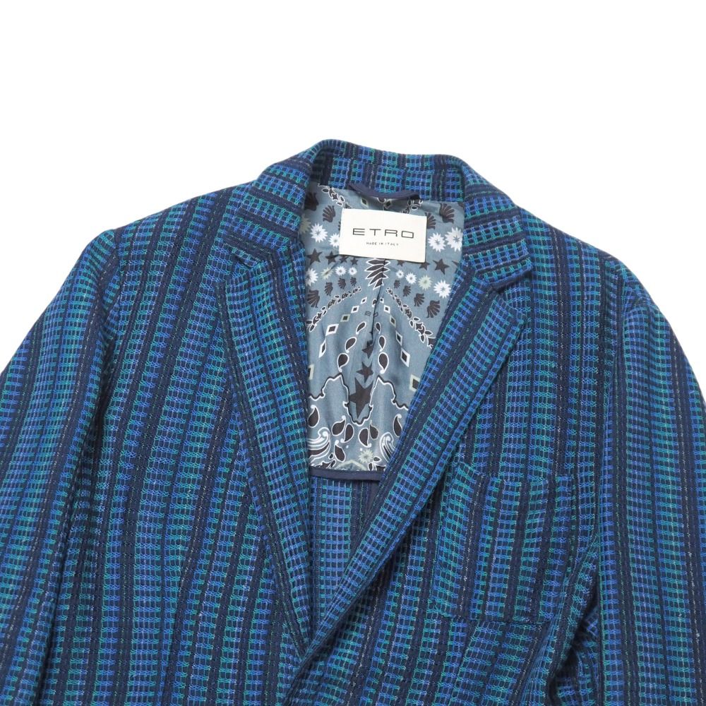エトロ ETRO ゴブラン織 テーラード ジャケット ブレザー 国内正規品 ETRO - エトロ ETRO ジャケットの通販 by KOMEHYO ONLINE ラクマ