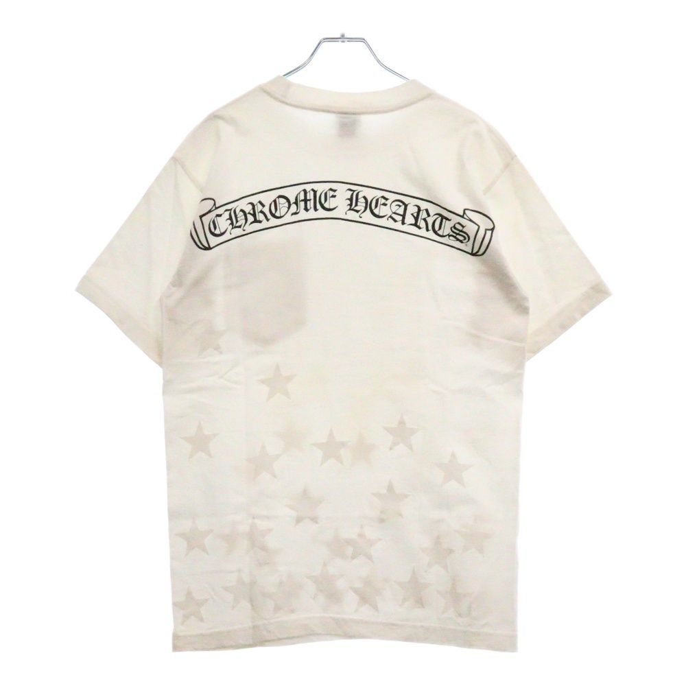 クロムハーツ Tシャツ スクロールラベル スタープリント 古着 USED CHROME HEARTS クロムハーツ（原本無） 国内正規品 USA製