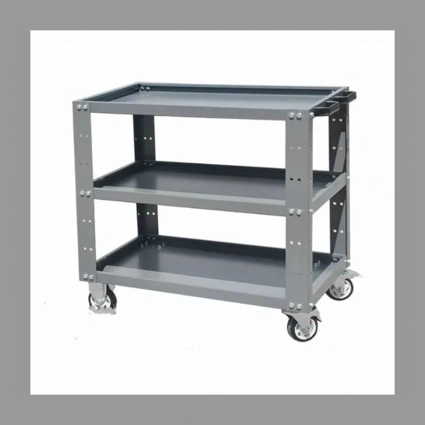 3階建て灰色製品車の検査車の肉厚化作業場のカート高修理カート工具車