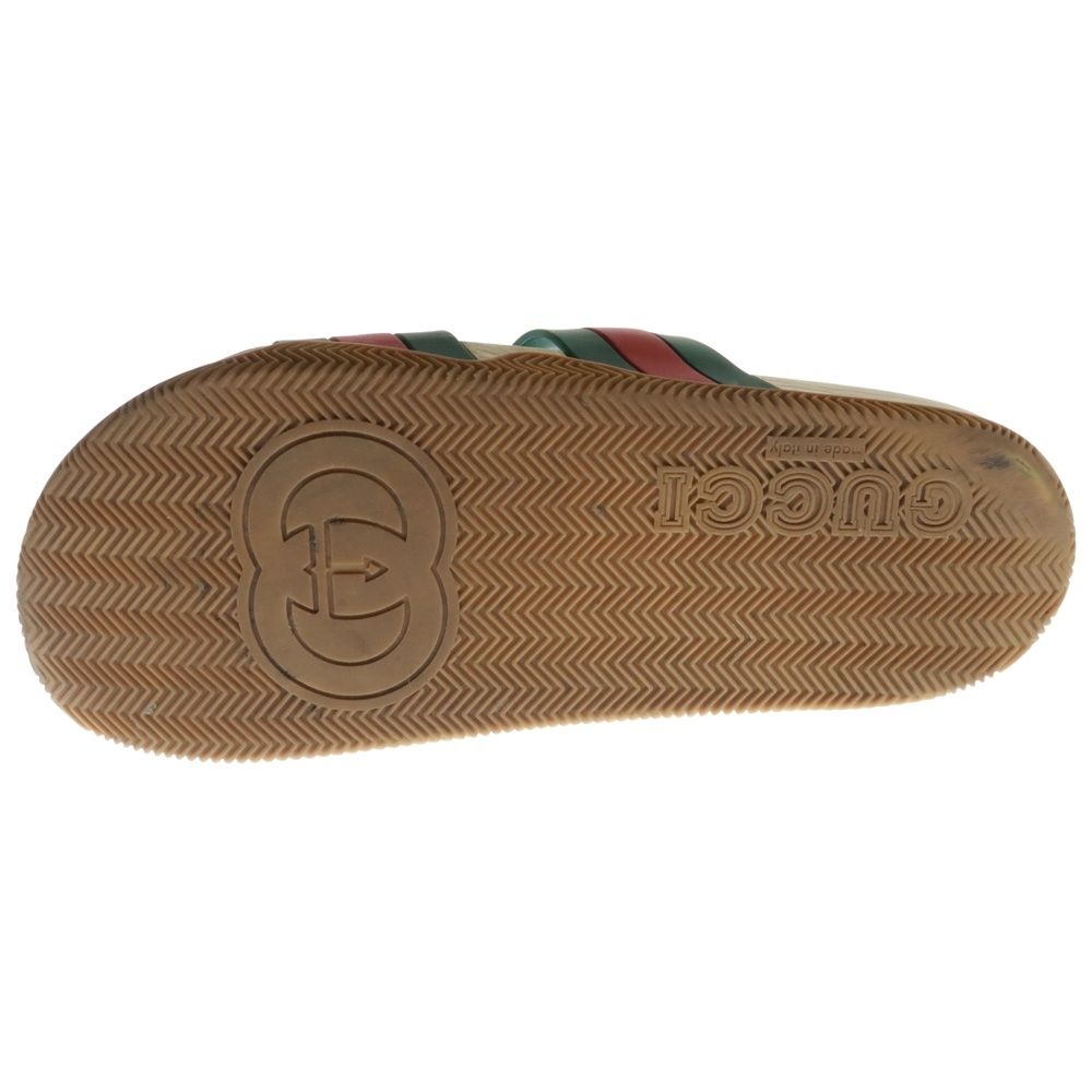 GUCCI (グッチ) 22SS シェリーライン ラバー サンダル レッド