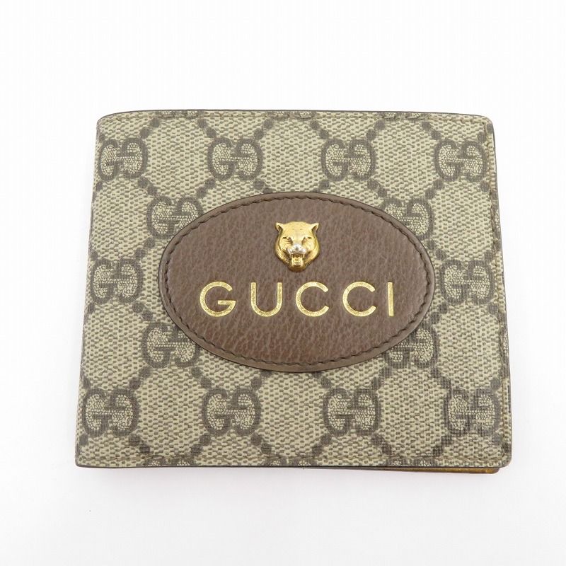 瀬戸大橋店 GUCCI | グッチ 札入れ GGスプリーム ネオヴィンテージ 473954 2091 ベージュ 125
