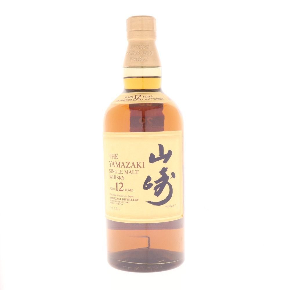 サントリー - 未開栓 サントリー 山崎 12年 シングルモルト 700ml サントリー 山崎 12年 ピュアモルトウィスキー 700ml 旧ボトル