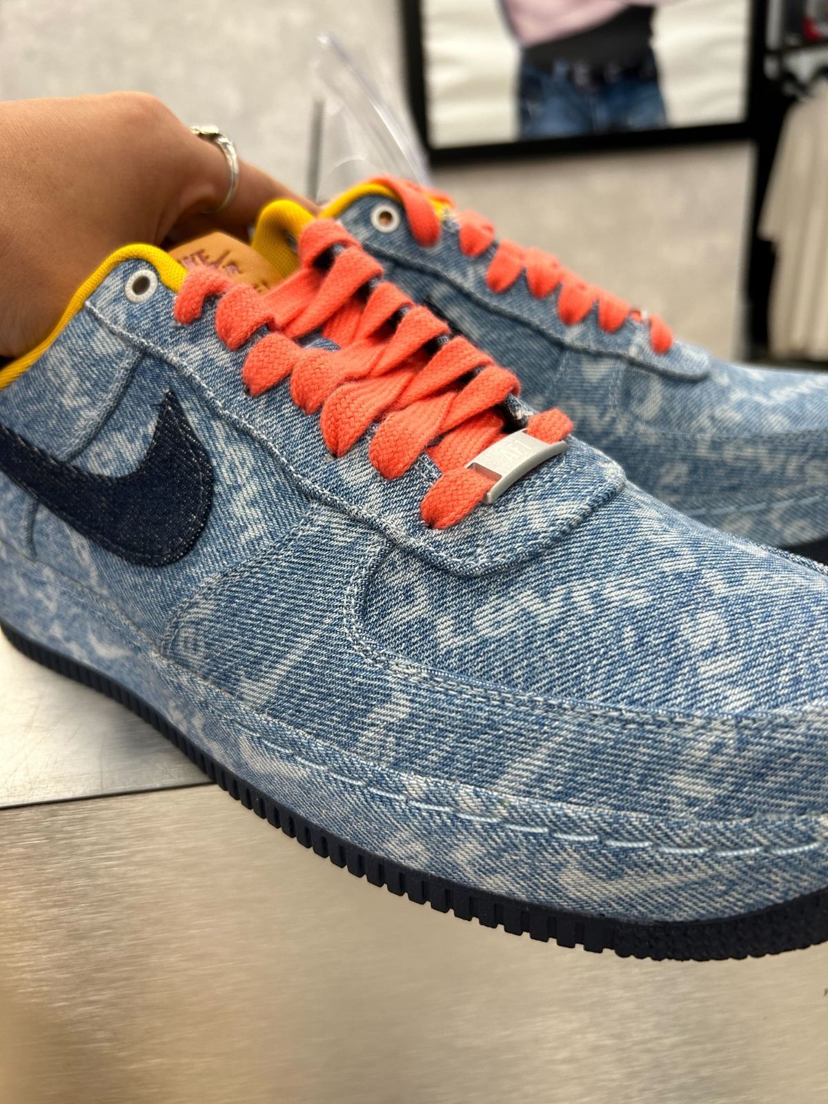 NIKE (ナイキ) ×LEVI'S AIR FORCE 1 LOW DENIM CV0670-447 リーバイス
