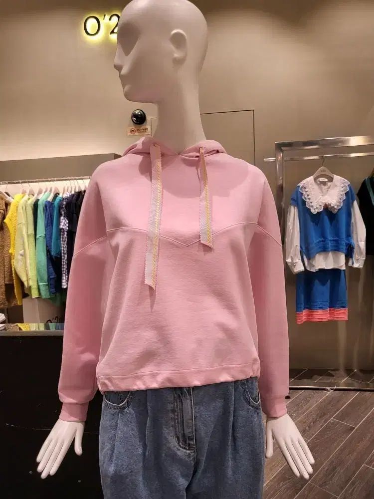 O 2nd オッズセカンド ピンク フード Tシャツ