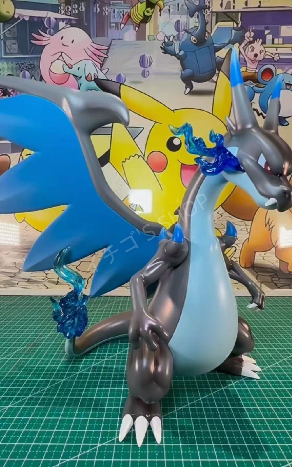 ポケットモンスター   メガ リザードン Ｘ  置物 フィギュア