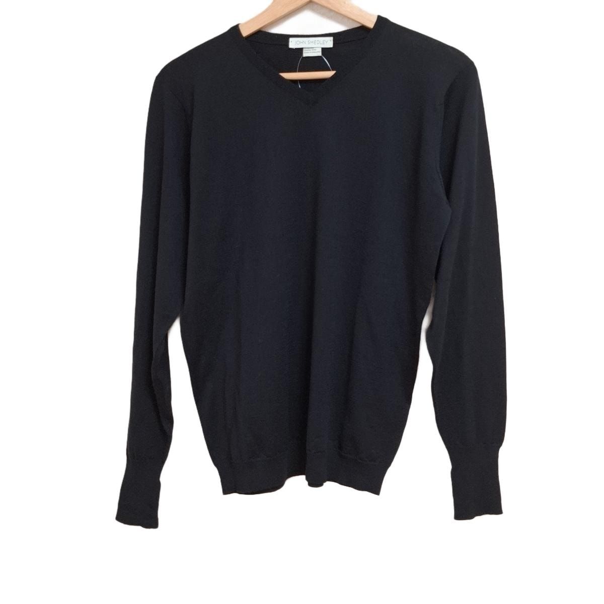 【新品】✳︎期間限定お値下げ中✳︎ JOHN SMEDLEY/長袖ニット／黒/M JOHN SMEDLEY(ジョンスメドレー) 長袖セーター サイズS