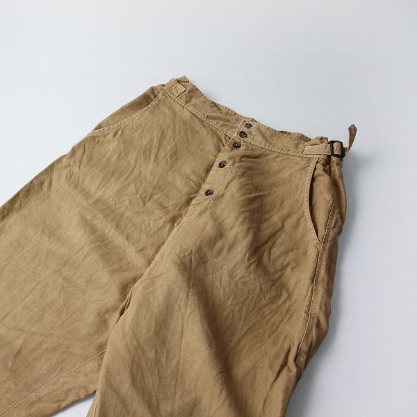 nest Robe ネストローブ リネンサルエルパンツ /ベージュ ボトムス