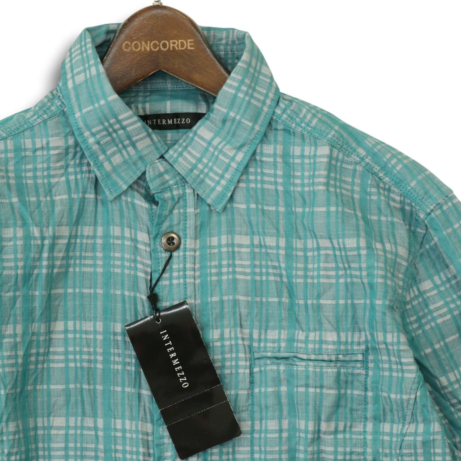 新品 未使用】 INTERMEZZO インターメッツォ レナウン 刺繍☆ シワ加工