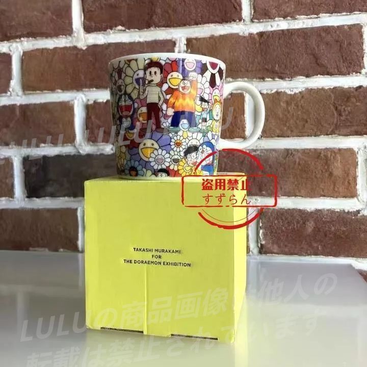 新品未使用 The Doraemon 展マグカップ村上隆×ドラえもん bei200