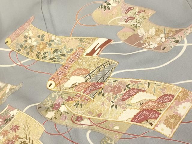 508mn90◆枝垂れ桜 柳 名古屋帯 金彩 駒刺繍◆美品 ブティックミズヌマ ファッション 508mn90◇枝垂れ桜 柳 名古屋