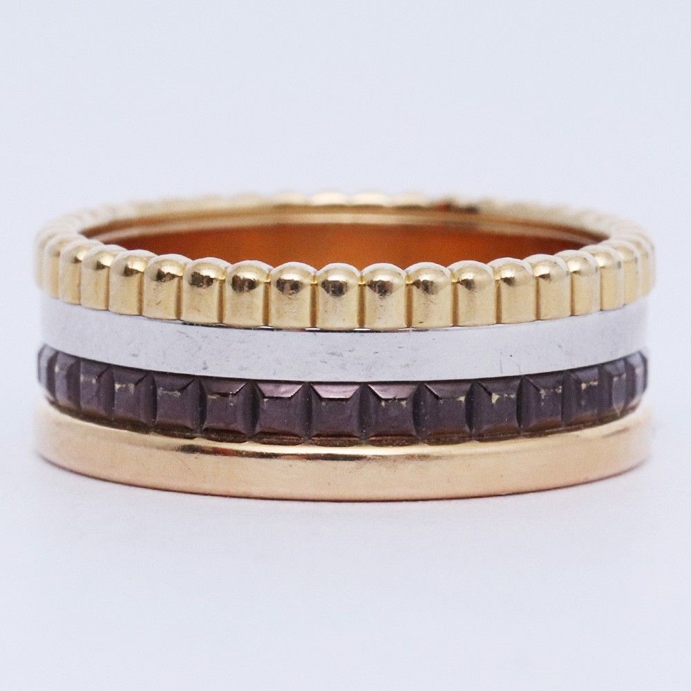 8号 BOUCHERON キャトル クラシック リング スモール #48 Au750 