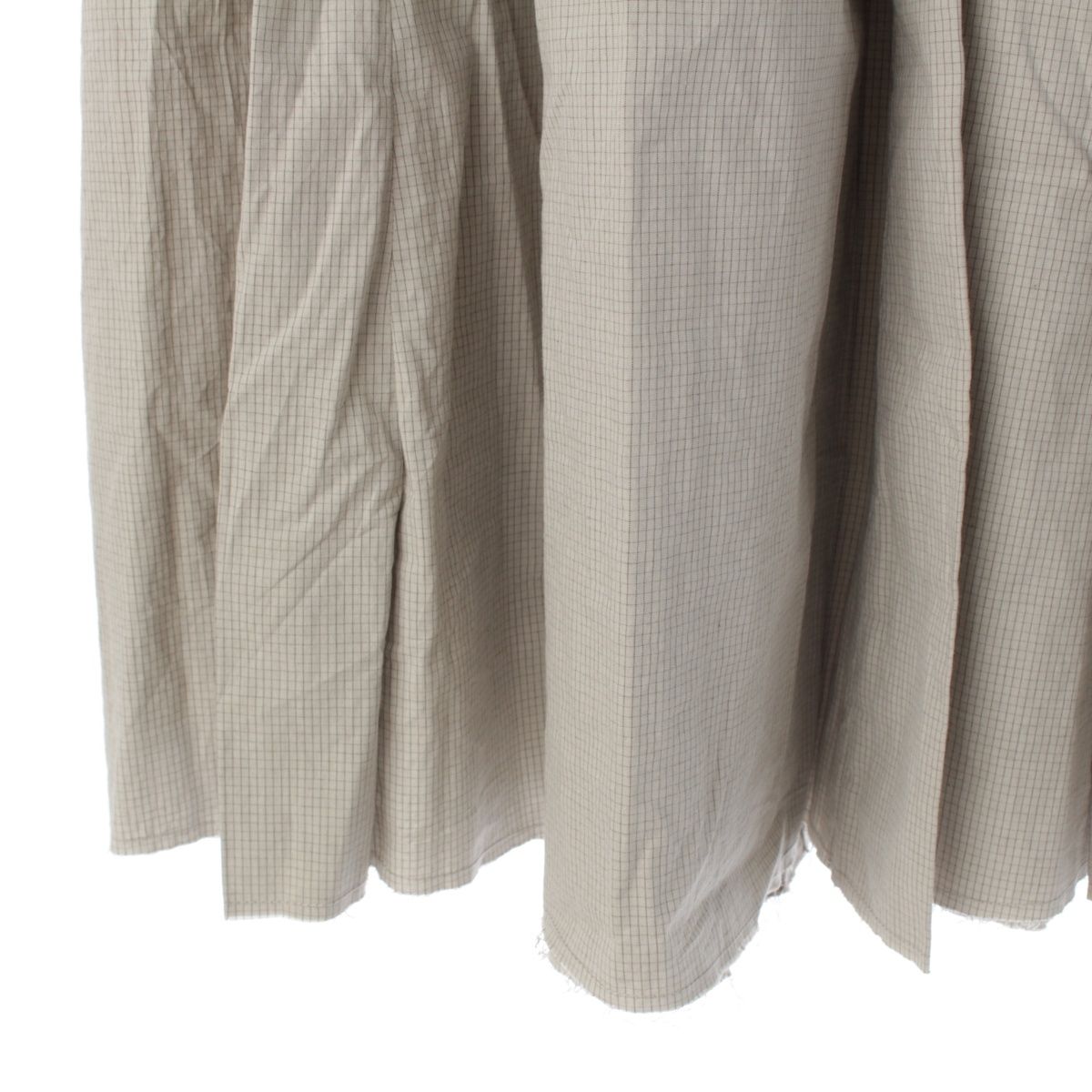 エトレトウキョウ 24AW コットン ランダムタック ボリューム チェック  