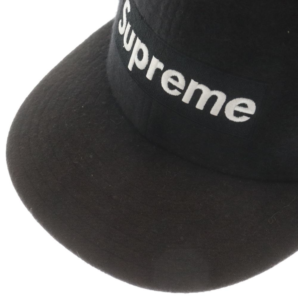 SUPREME (シュプリーム) 10AW × NEW ERA × Woolrich Box Logo New Era Cap × ニューエラ ×  ウールリッチ 6パネル ベースボールキャップ ブラック - メルカリ