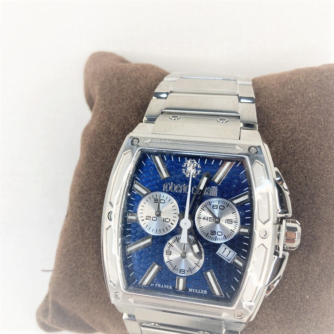 【高級】ロベルトカヴァリ＆フランクミュラー ☆シルバーブルー☆ 高級】ロベルトカヴァリ＆フランクミュラー ☆シルバーブルー☆ 高級