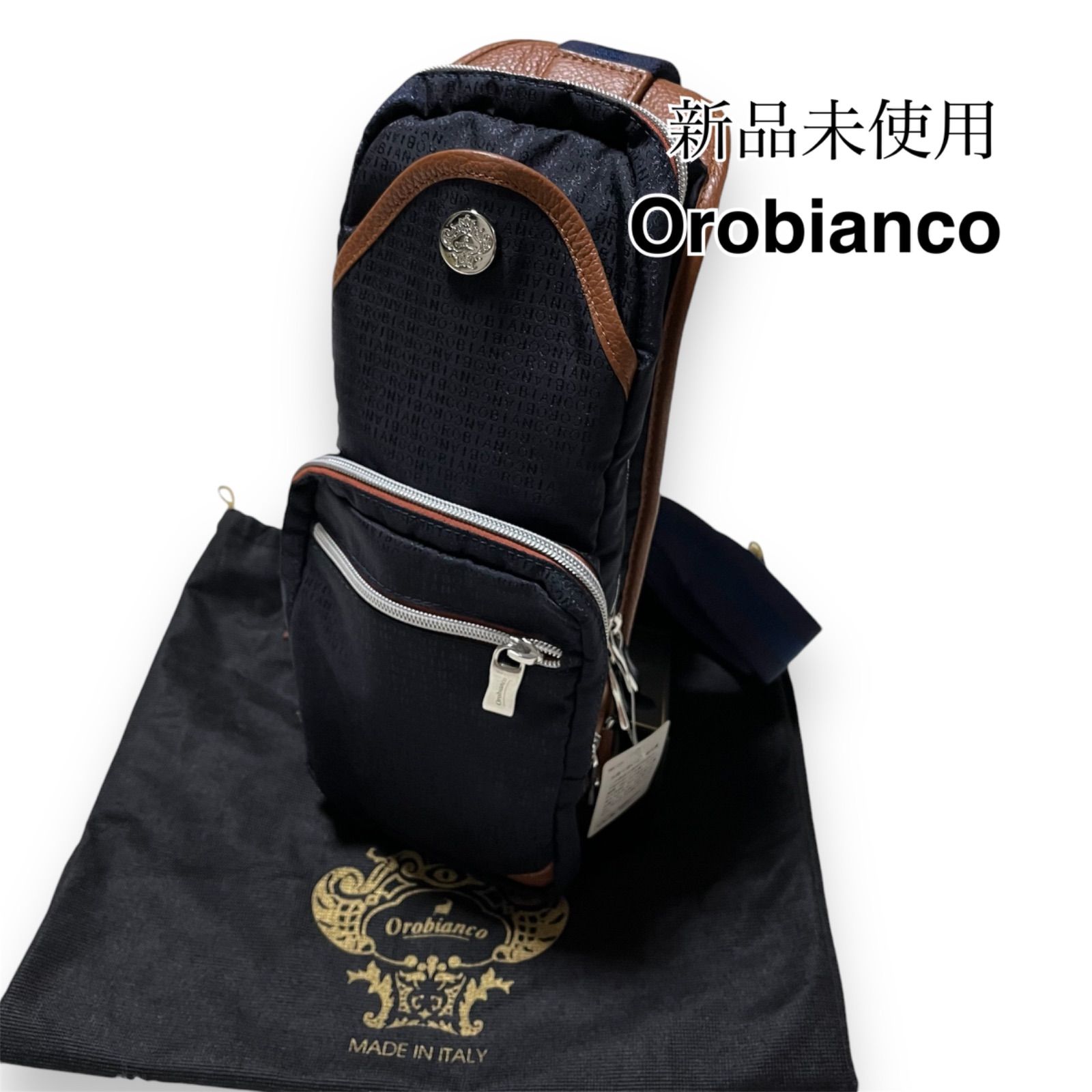 ☆新品 送料無料☆ Orobianco オロビアンコ レザー×ナイロン 手袋 25cm レザーグローブ 羊皮 ビジネス